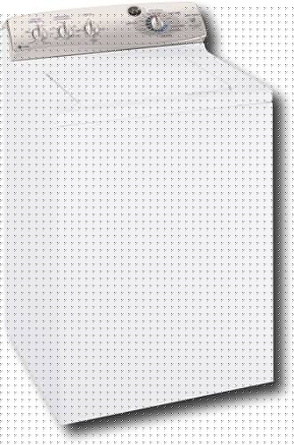 Angle Standard. GE - 3.5 Cu. Ft. 18-Cycle King-Size Washer - Titanium-on-White.