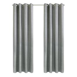 Commonwealth Home Fashions - Thermaplus Denver Blackout Grommet Curtains for Livingroom 52" x 108" - Taupe Grey