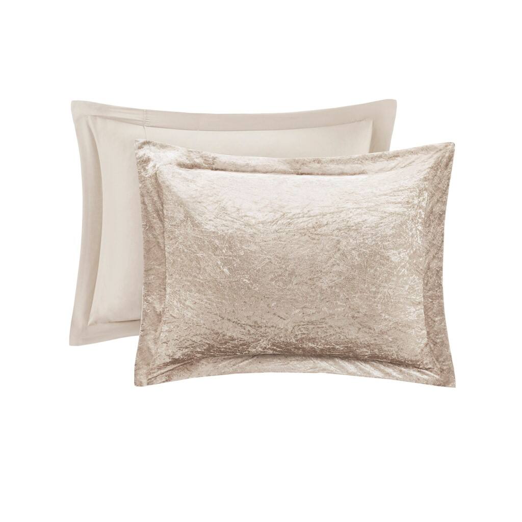 Alt View 4. Gracie Mills - Gracie Mills Andrea Duvet Cover Set with Throw Pillow - Champagne.