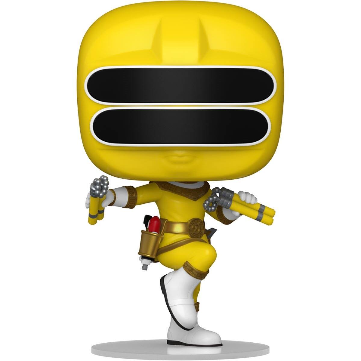 Angle. Funko - Funko POP! Television: Power Rangers Zeo - Yellow Zeo Ranger   - COLLECTIBLES - Multicolor.