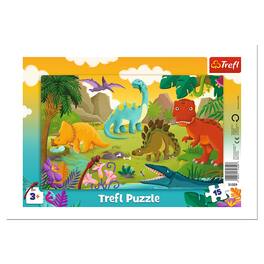 Trefl - Preschool Dinosaurs 15 Piece Puzzle - Multicolor