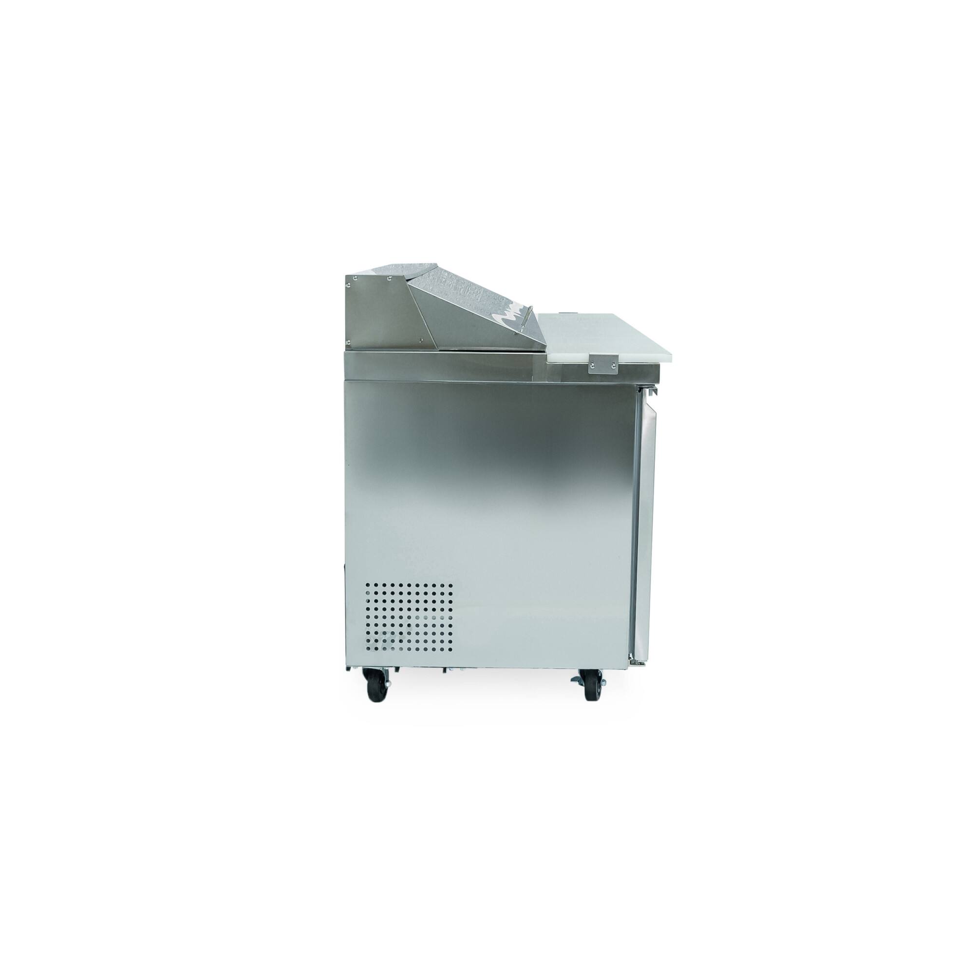 Alt View 1. Magic Chef - Commercial 18 cu. ft. Refrigerator in Stainless Steel - Stainless Steel.
