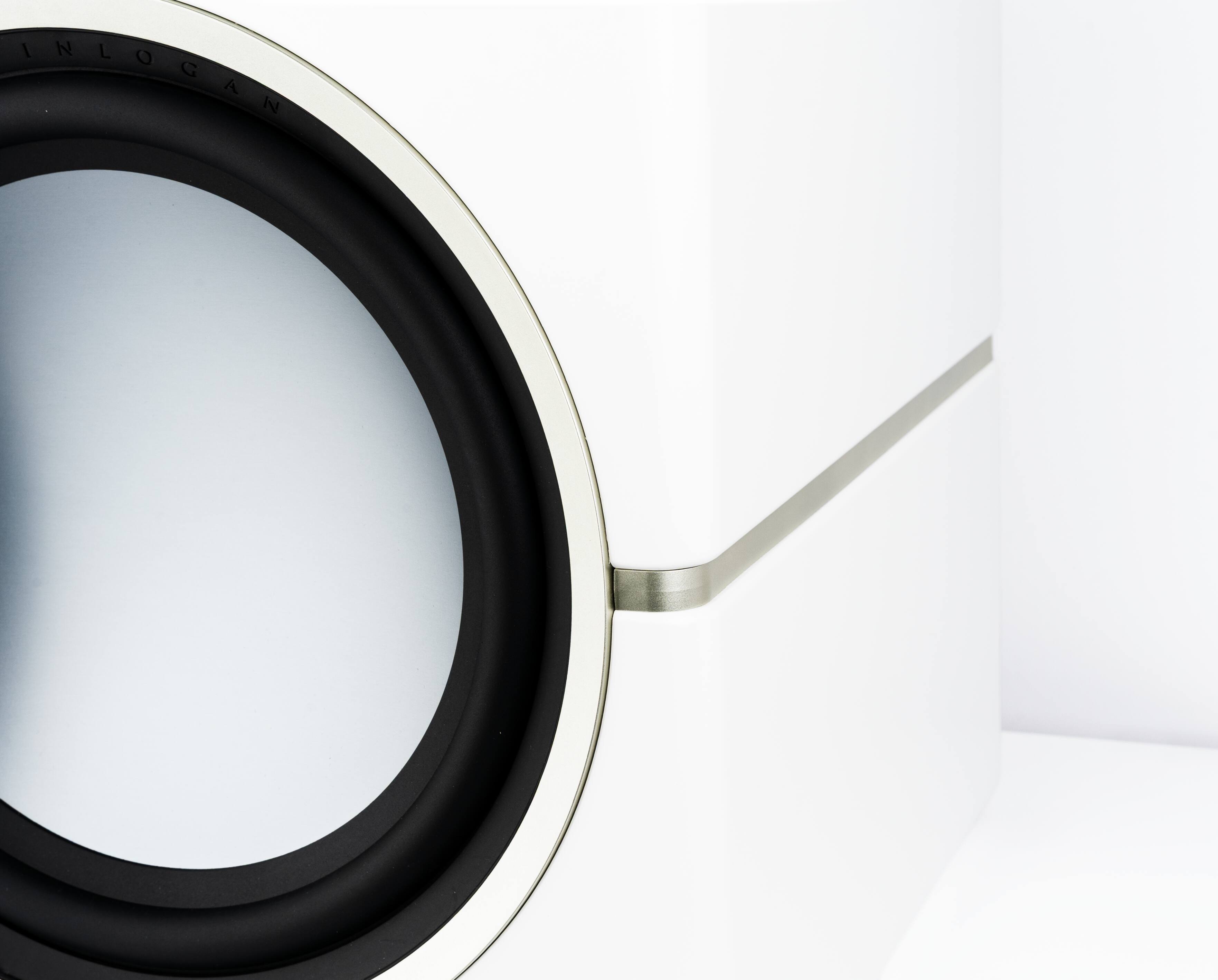 Alt View 9. MartinLogan - Dynamo 12, 12” Sealed, Powered Subwoofer, with Magnitude MT-1.6kW Amplifier, Sub Control App, and Wireless Built-In - Satin White.