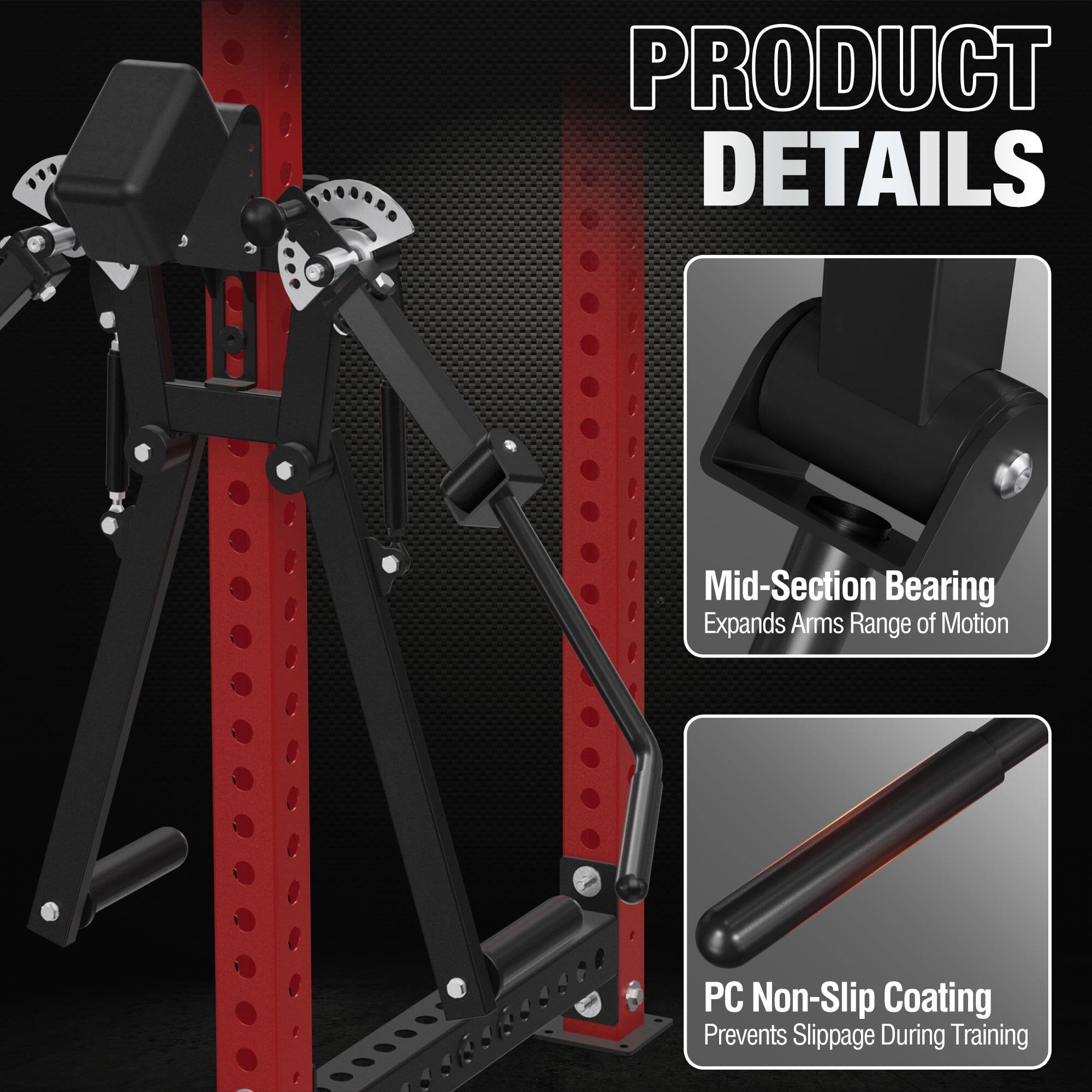 PRODUCT DETAILS

Mid-Section Bearing Expands Arms Range of Motion

PC Non-Slip Coating Prevents Slippage During Training