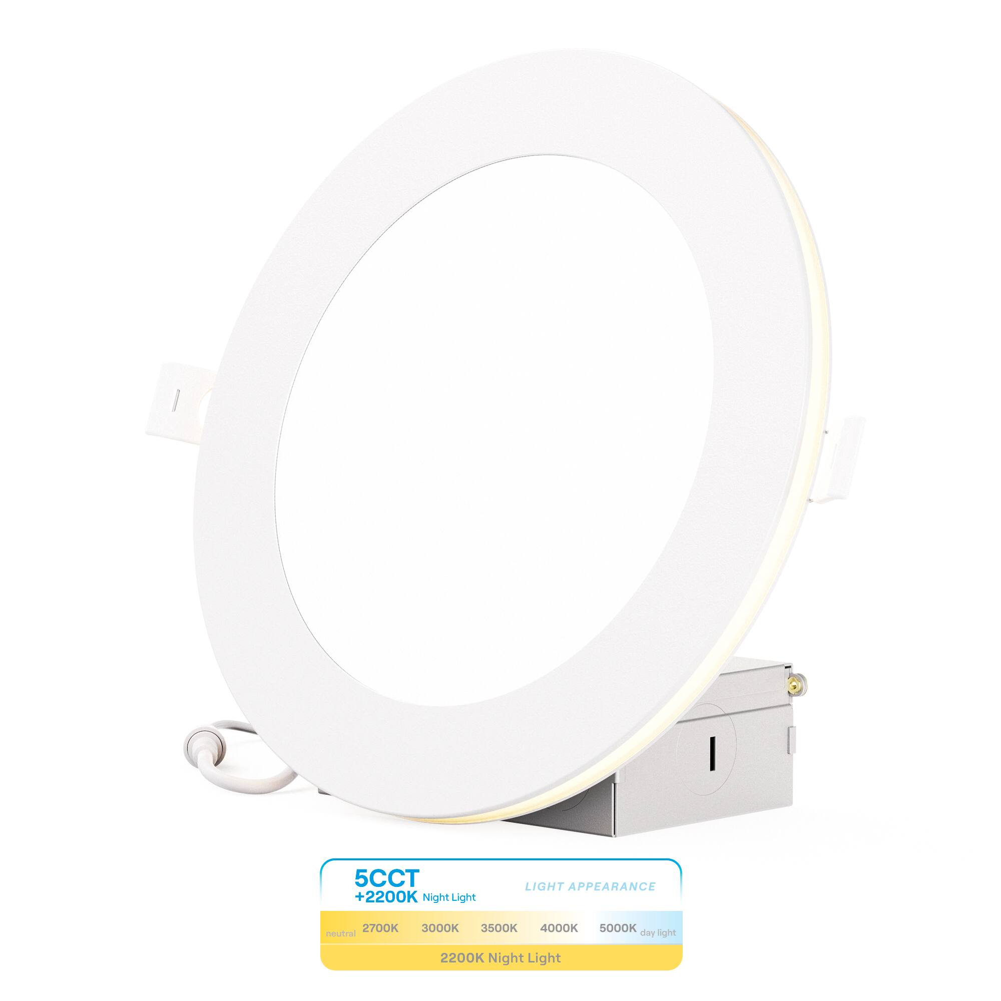 5CCT +2200K Night Light  
LIGHT APPEARANCE  
2700K neutral  
3000K  
3500K  
4000K  
5000K day light  
2200K Night Light