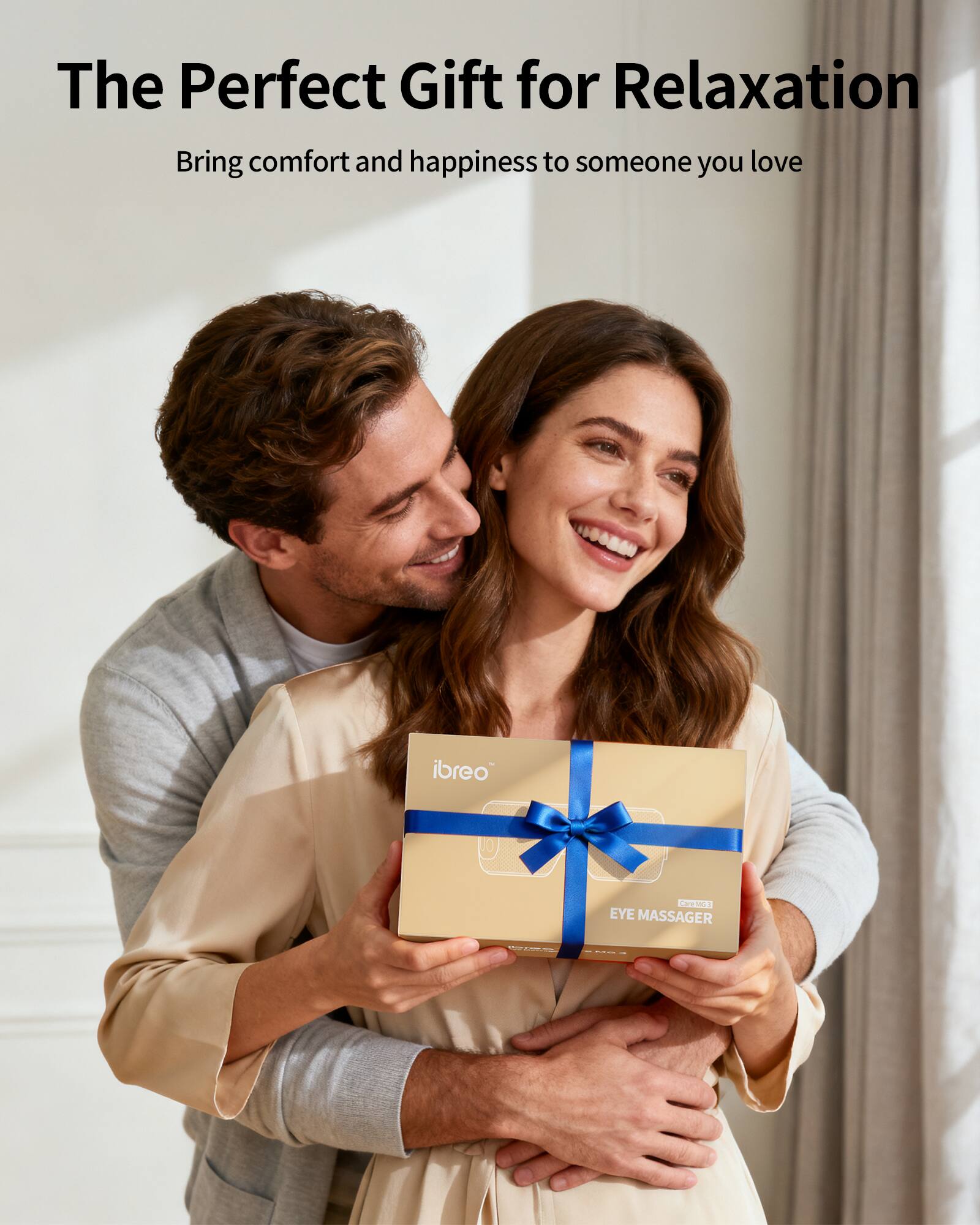 The Perfect Gift for Relaxation  
Bring comfort and happiness to someone you love  

ibreo  
EYE MASSAGER