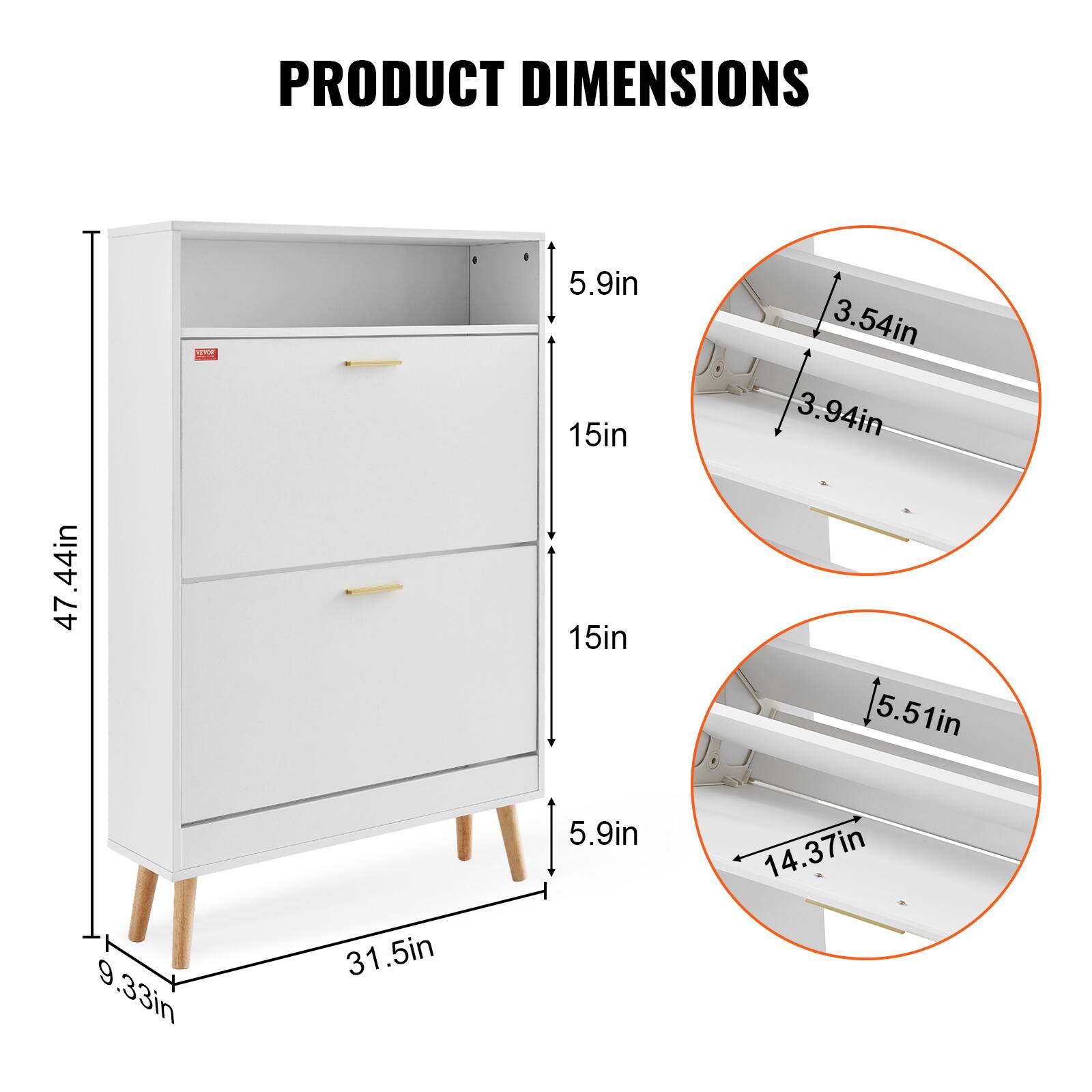 PRODUCT DIMENSIONS

5.9in
15in
3.54in
3.94in
47.44in
15in
5.51in
9.33in
31.5in
14.37in