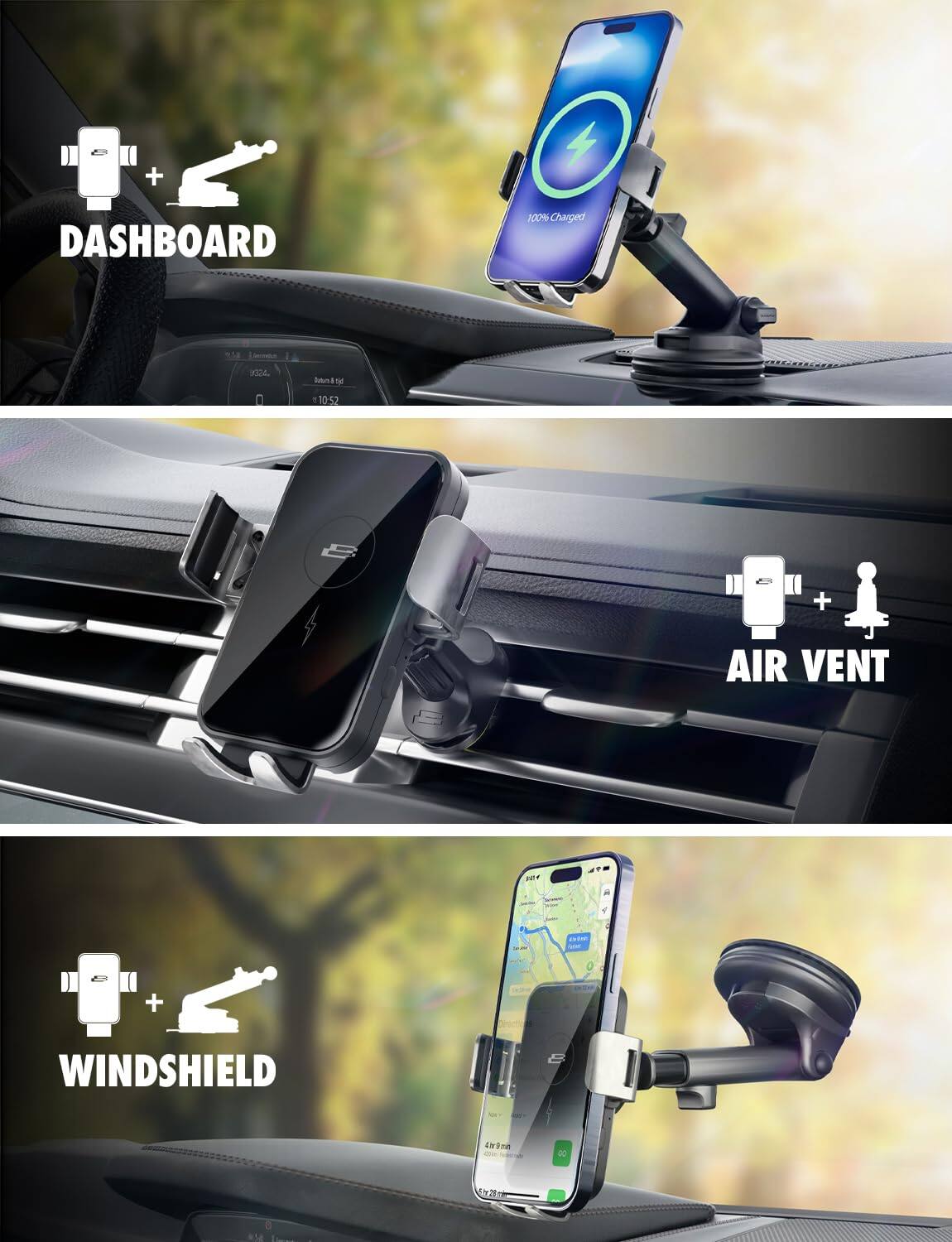 - DASHBOARD
- AIR VENT
- WINDSHIELD