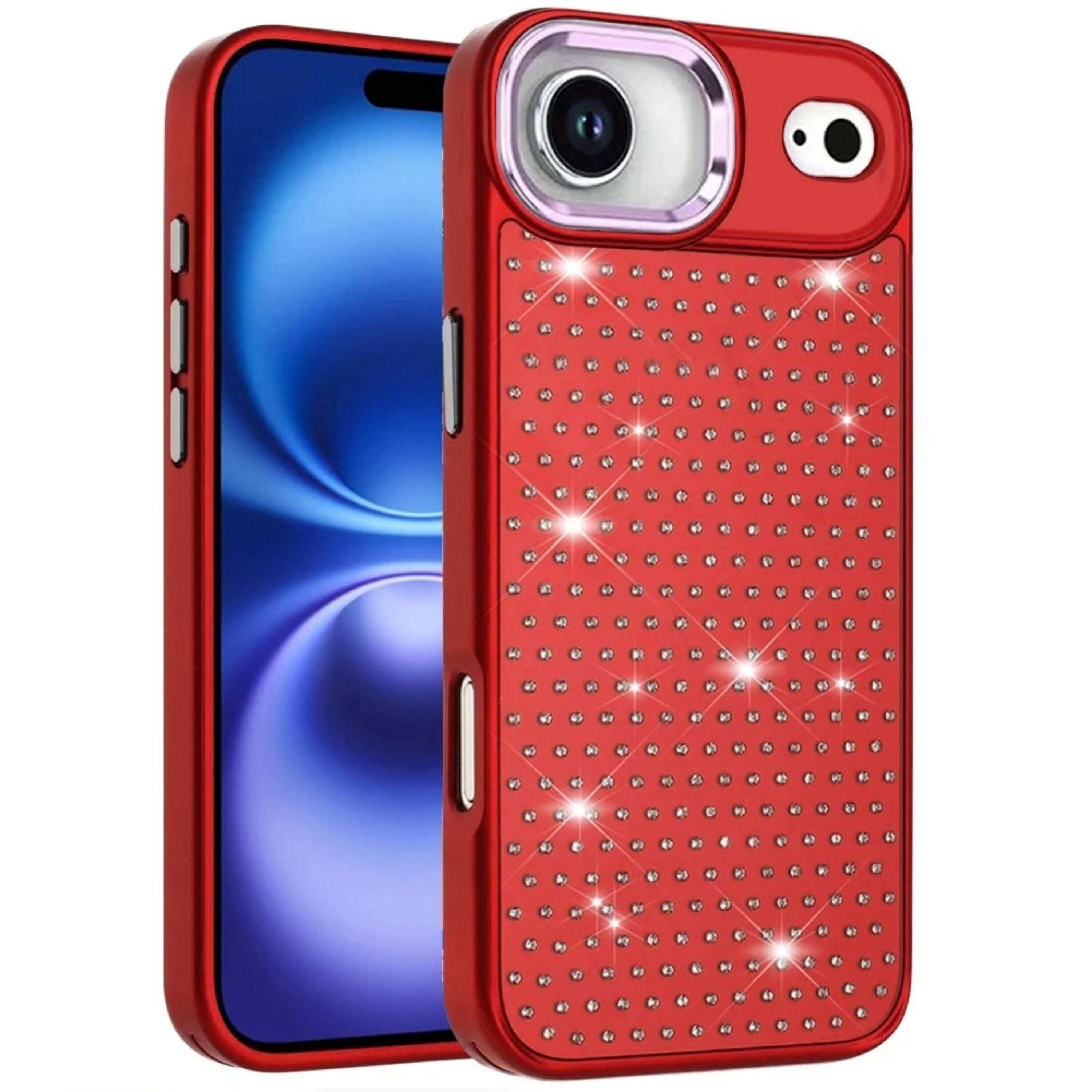 Kitcheniva Shiny Crystal Chrome Plated Protective Phone Case With ...