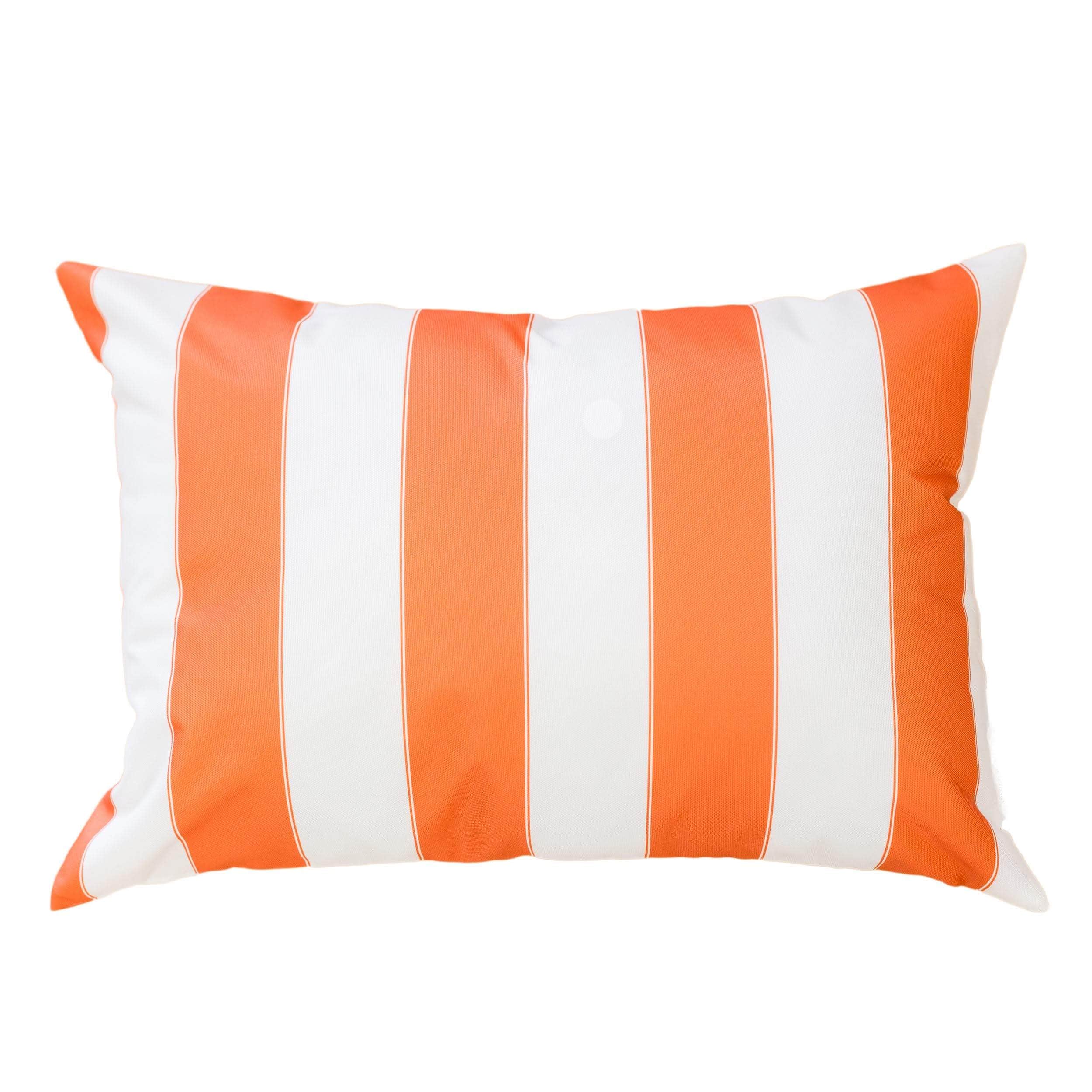 TinyHomie - Horizon Stripe Pillow 14x20 Outdoor Indoor - Orange