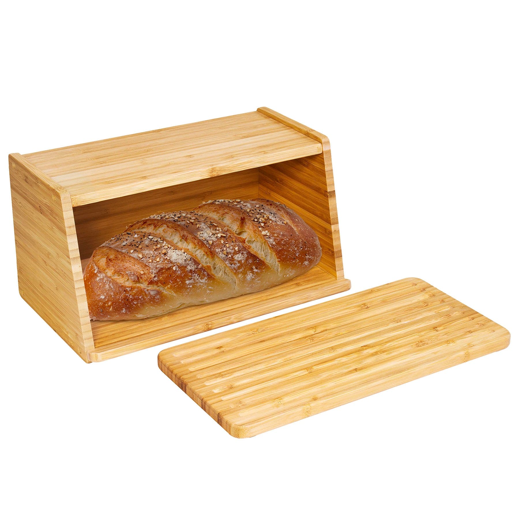 Totally Bamboo - Bread Box with Removable Cutting Board Lid and Crumb Catcher price history on PriceWatchPro