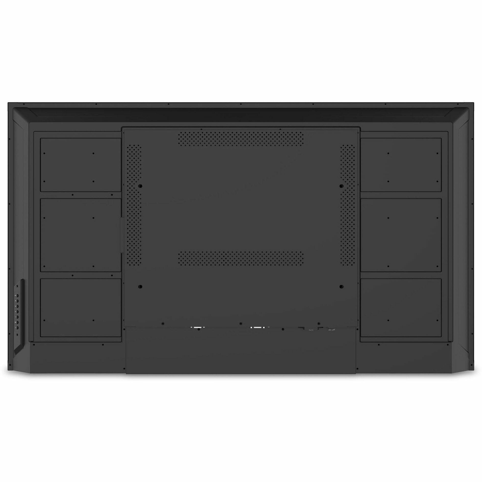 Back. ViewSonic - CDE43G3 43-inch 4K UHD Commercial Display - Black.