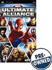 Front Detail. Marvel: Ultimate Alliance — PRE-OWNED - PSP.