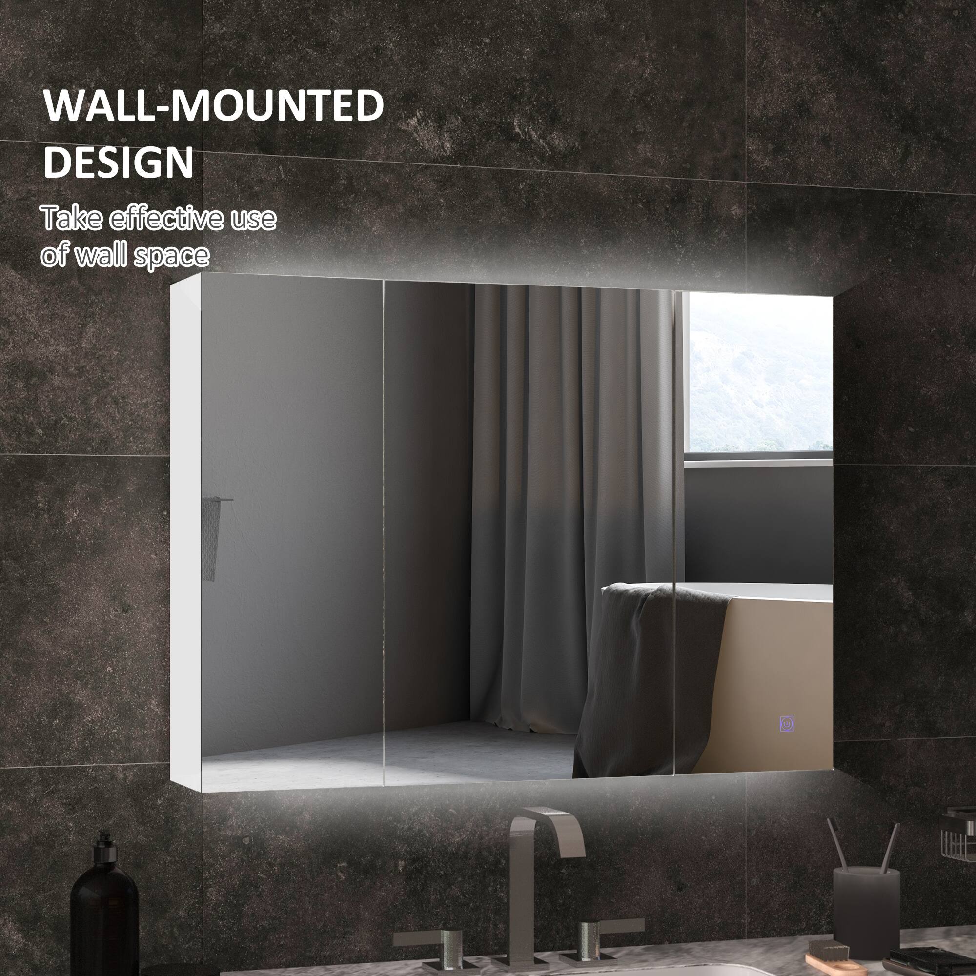 WALL-MOUNTED DESIGN
Take effective use of wall space