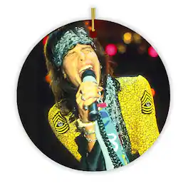 OrnamentallyYou - Steven Tyler Aerosmith Christmas Ornament - Multi-colored