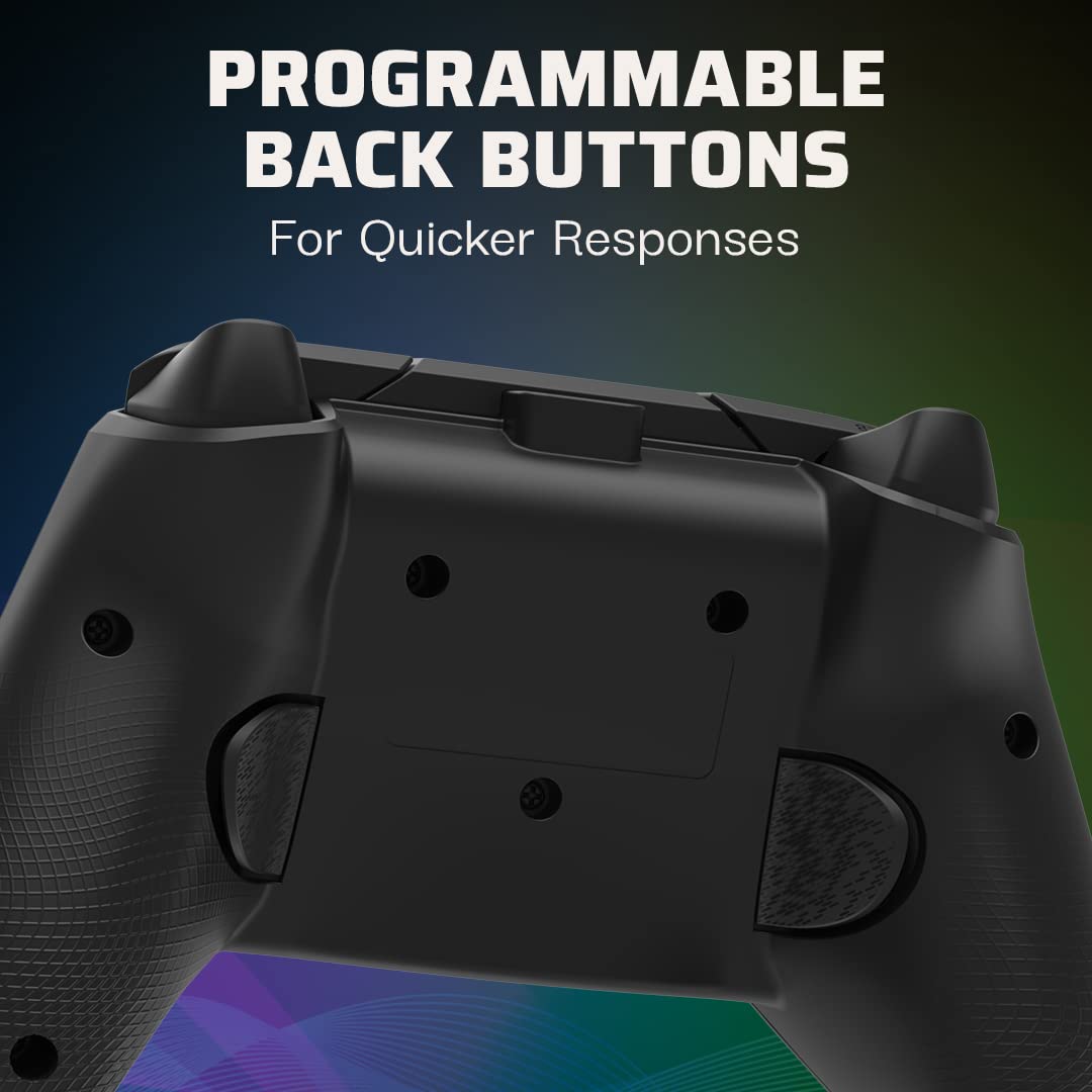 PROGRAMMABLE BACK BUTTONS  
For Quicker Responses
