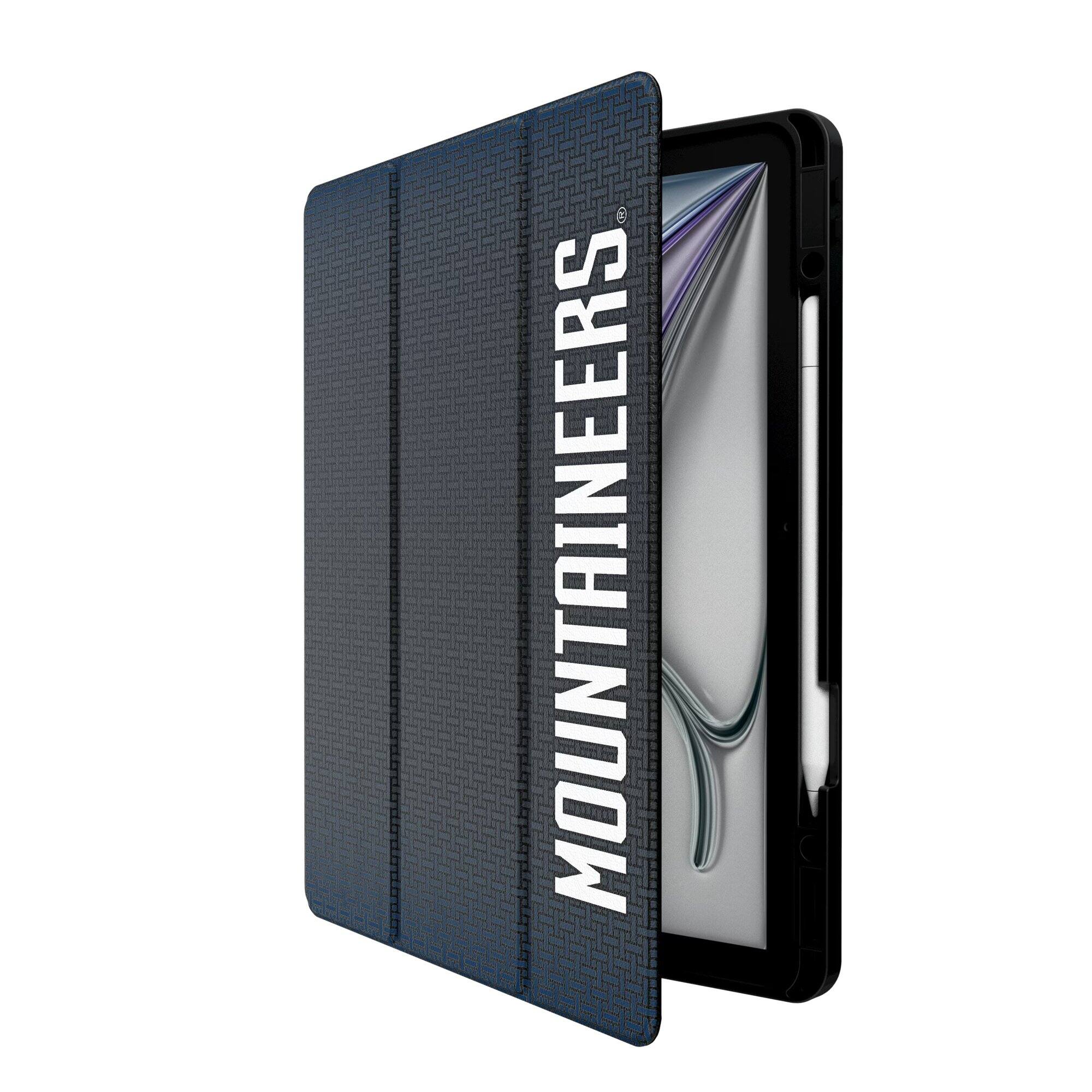 Alt View 1. Keyscaper - West Virginia Mountaineers iPad Case - 13in Air M2 - Black.