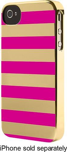 Angle Standard. Incase - Graphic Series Snap Case for Apple® iPhone® 4 and 4S - Gold/Pink.
