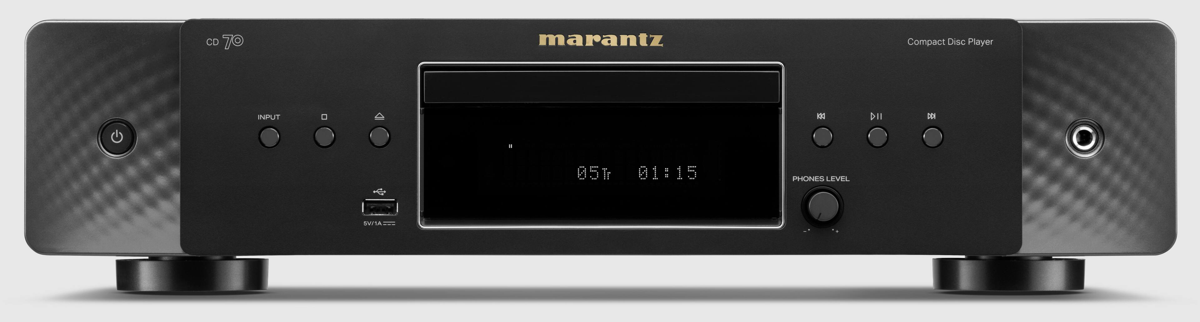 CD 70 marantz Compact Disc Player  
INPUT  
05T 01:15  
PHONES LEVEL