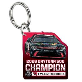 WinCraft - Tyler Reddick 2026 Daytona 500 Champion Premium Acrylic Key Ring - Silver