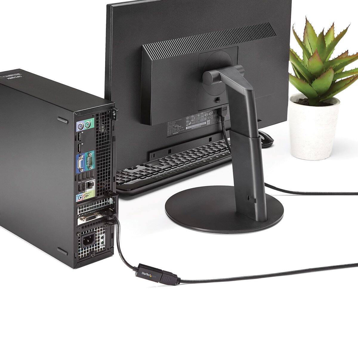 Alt View 4. StarTech.com - StarTech DisplayPort to HDMI 4K Audio/Video Converter for Desktop/Laptop.