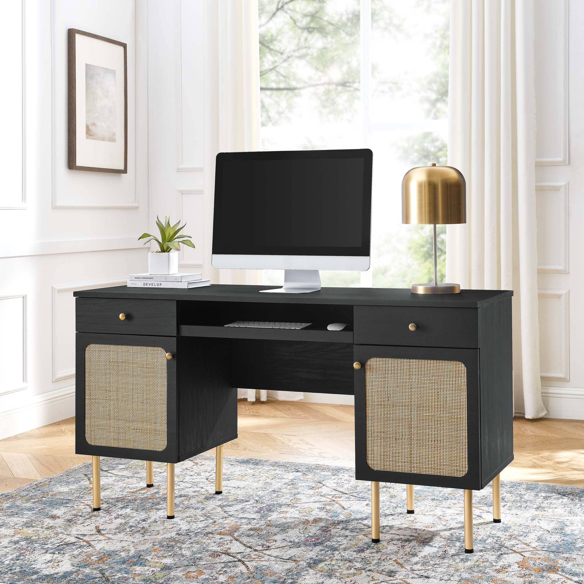 Chaucer Office Desk by Modway - Black