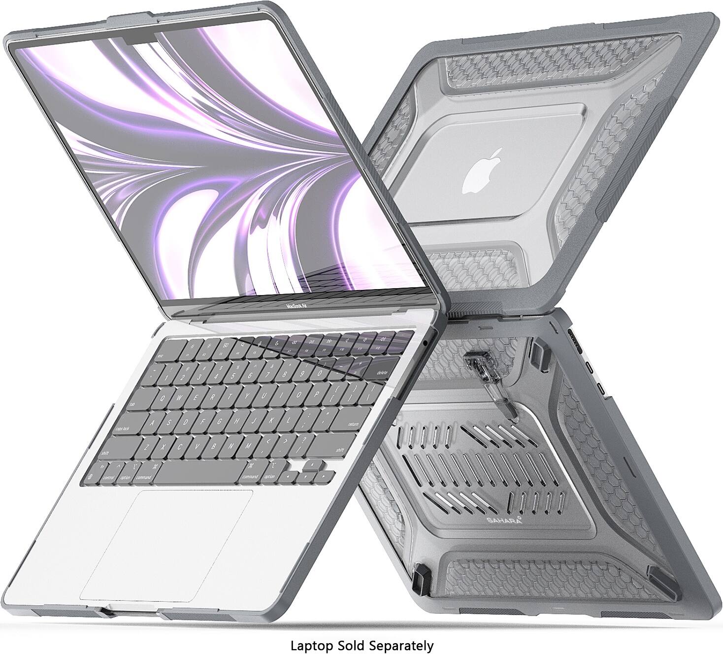 The text on the image reads "Laptop Sold Separately."