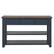 Alt View 5. GOODSILO - Solid Wood Console Table with Storage Drawers and Shelves for Entryway, Living Room, or Bedroom - Blue.