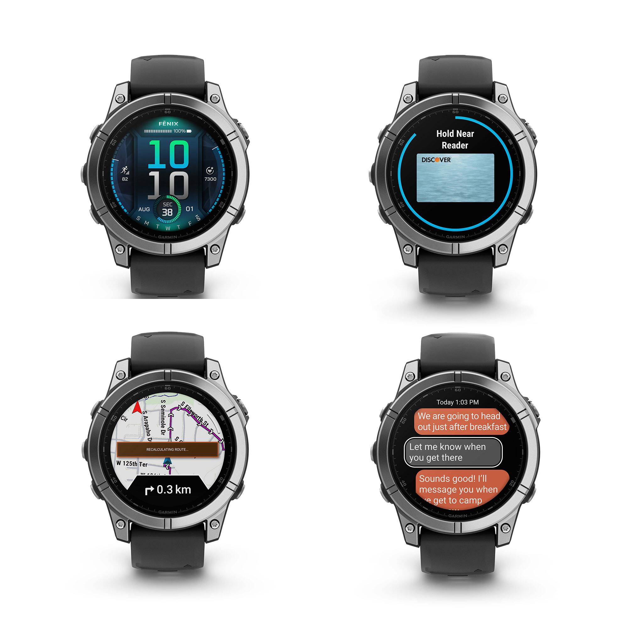 82 N | LXPN 10 7300 10 SEC AUG 01 38  
AETenn 6 M 1 W 1  
GARMIN Hold Near Reader  
DISCOVER  
5 C doregu Seminole Dr  
E KA/ . 125th Ter  
0.3 km  
Today 1:03 PM  
We are going to head out just after breakfast  
Let me know when you get there  
Sounds good! I'll message you when I get to camp