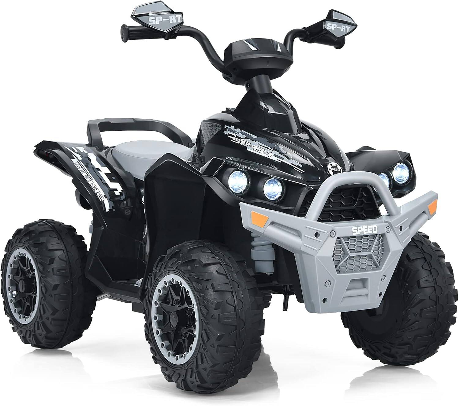 Phare Avant LED Pour Quad/ATV - 12V, 14 LED, 3 Fils, Universel Pour Modèles 50-125cc - Lot De 2 Phares