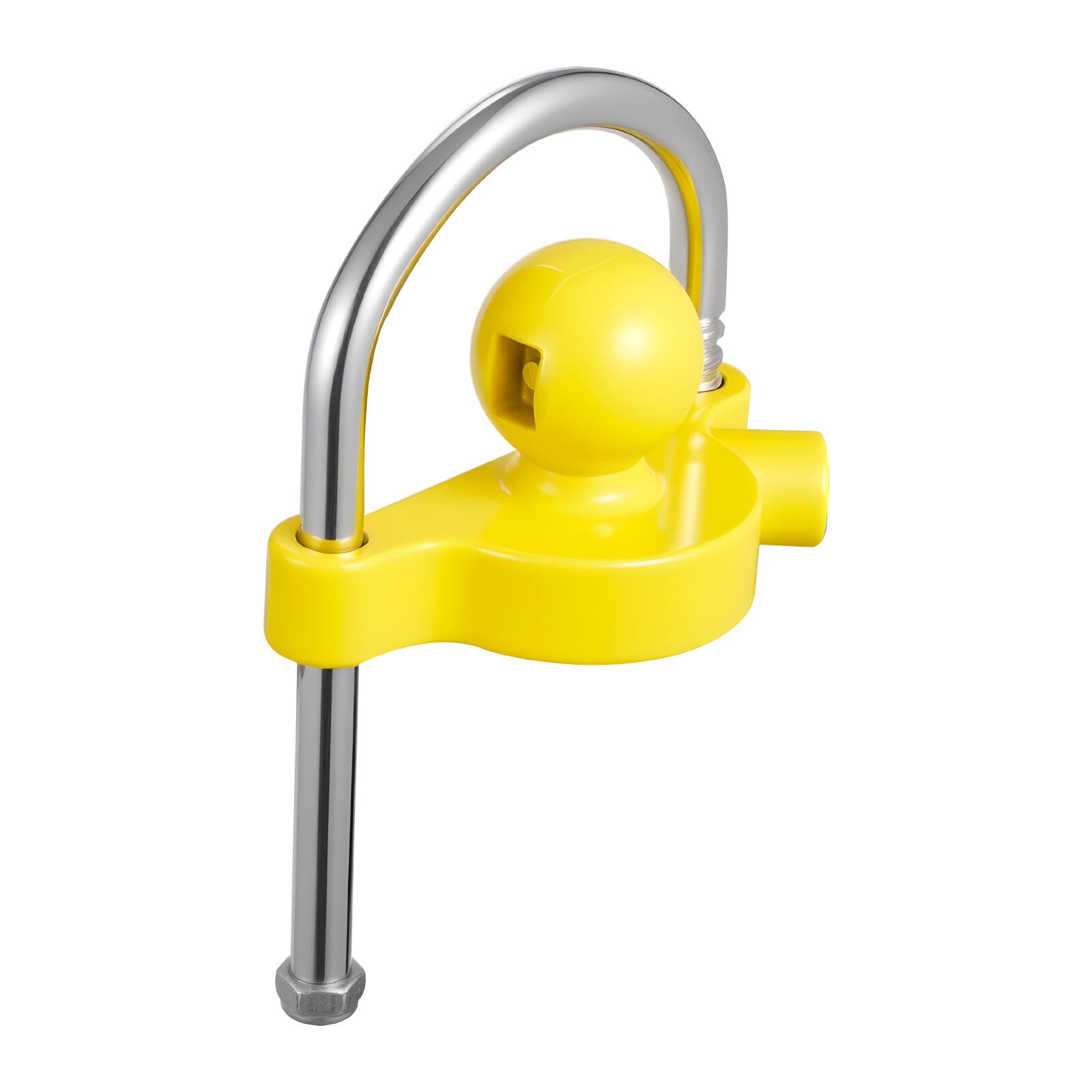 Alt View 5. VEVOR - Trailer Hitch Lock Kit, Fits for 1-7/8 in, 2 in, 2-5/16 in Couplers, Heavy-Duty Anti-Theft Trailer Ball Lock with Keys - Yellow, silver.