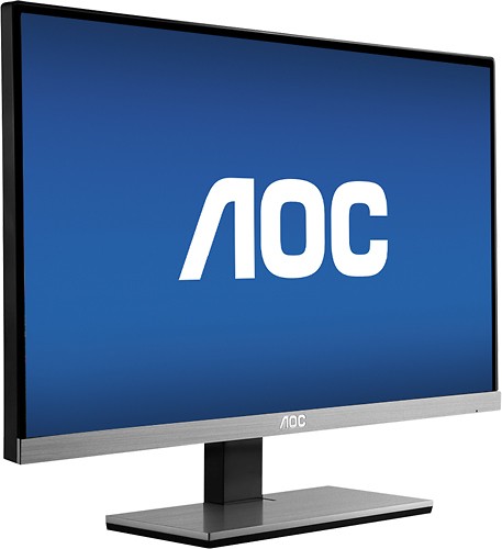 Best Buy Aoc 23 Ips Led Hd Monitor Black Silver I2367f