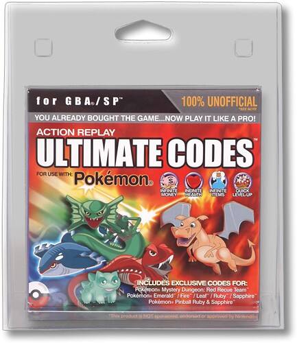 RARE 2008 ACTION REPLAY ULTIMATE CHEATS POKEMON NINTENDO DS + LITE DATEL