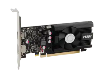 MSI GeForce GT 1030 4GB GDDR4 PCI Express 3.0 x16 (uses x4) ATX MSI GeForce GT 1030 4GB GDDR4 PCI Express 3.0 x16 (uses x4) ATX