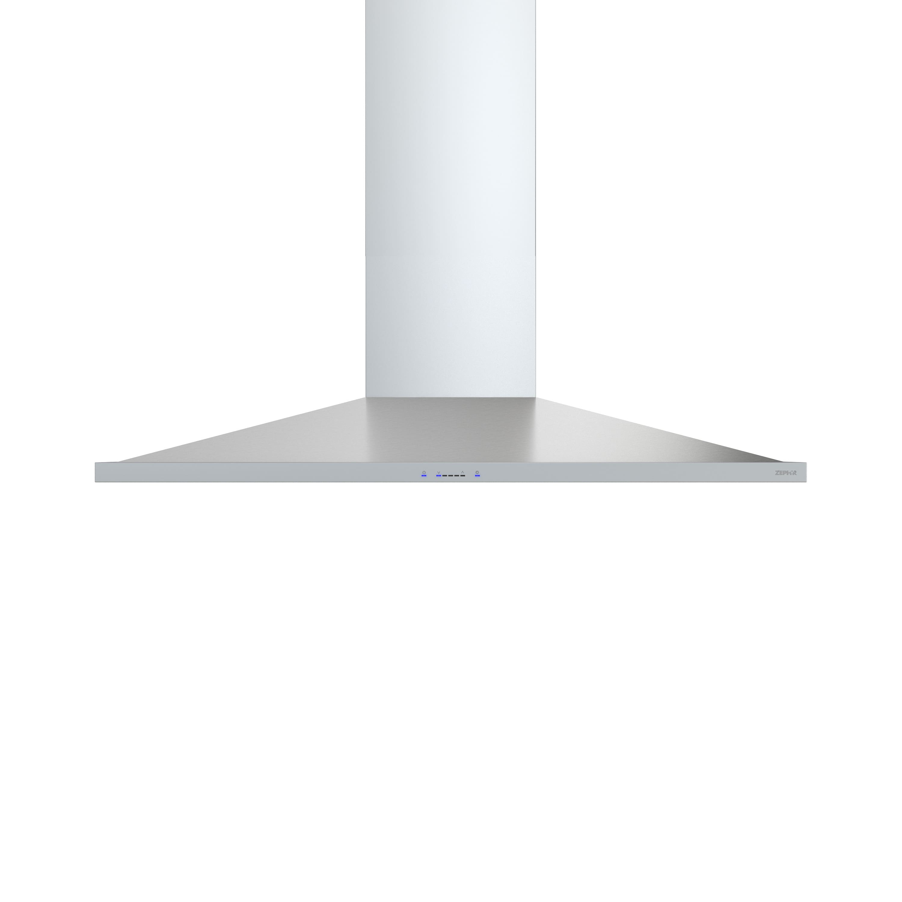 Front. Zephyr - Anzio 36 in. 600 CFM Island Mount Range Hood with LED Lighting - Stainless Steel.