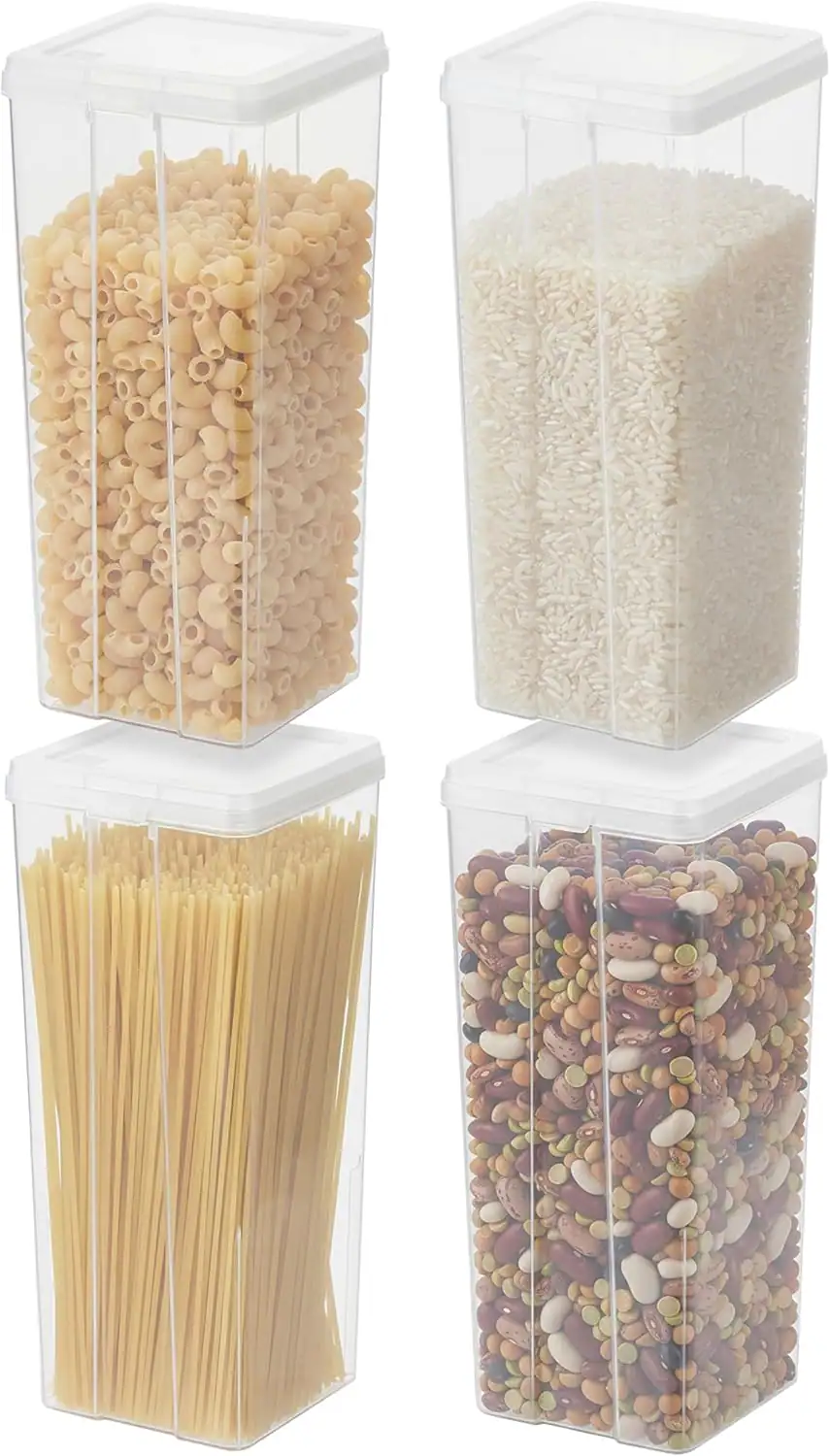 Front. IRIS USA - IRIS USA Food Storage Containers with Flip-Top Lid.