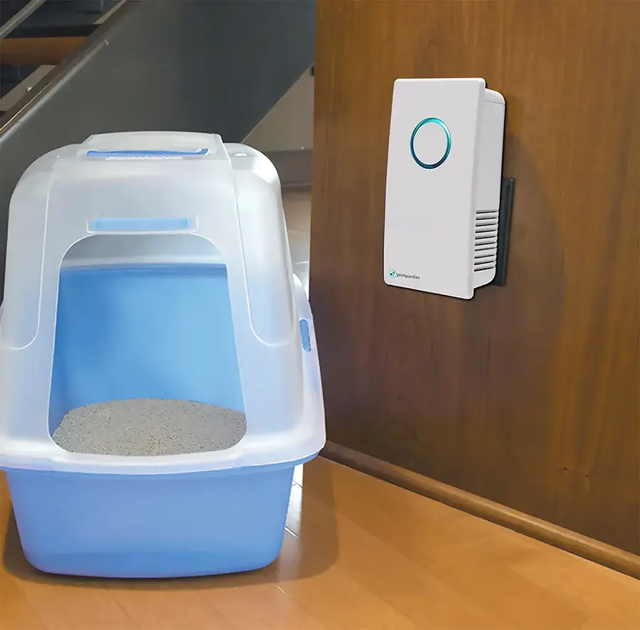 Alt View 17. GermGuardian - Elite Pluggable UV-C Air Sanitizer & Deodorizer - Crystal White.