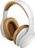 Front. Samsung - LEVEL OVER - Over-the-Ear Wireless Headphones - White.
