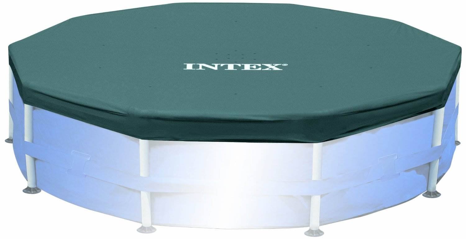 Alt View 5. Intex - Intex 10 Foot x 30 Inches Pool w/ 10-Foot Round Above Ground Pool Cover.