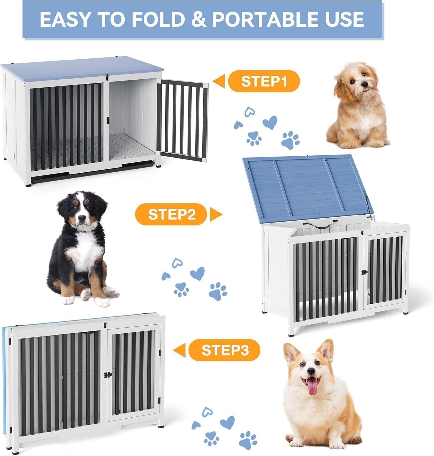 EASY TO FOLD & PORTABLE USE

STEP 1

STEP 2

STEP 3