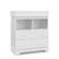 Front. Storkcraft - Brookside 2 Drawer Changing Chest - White.