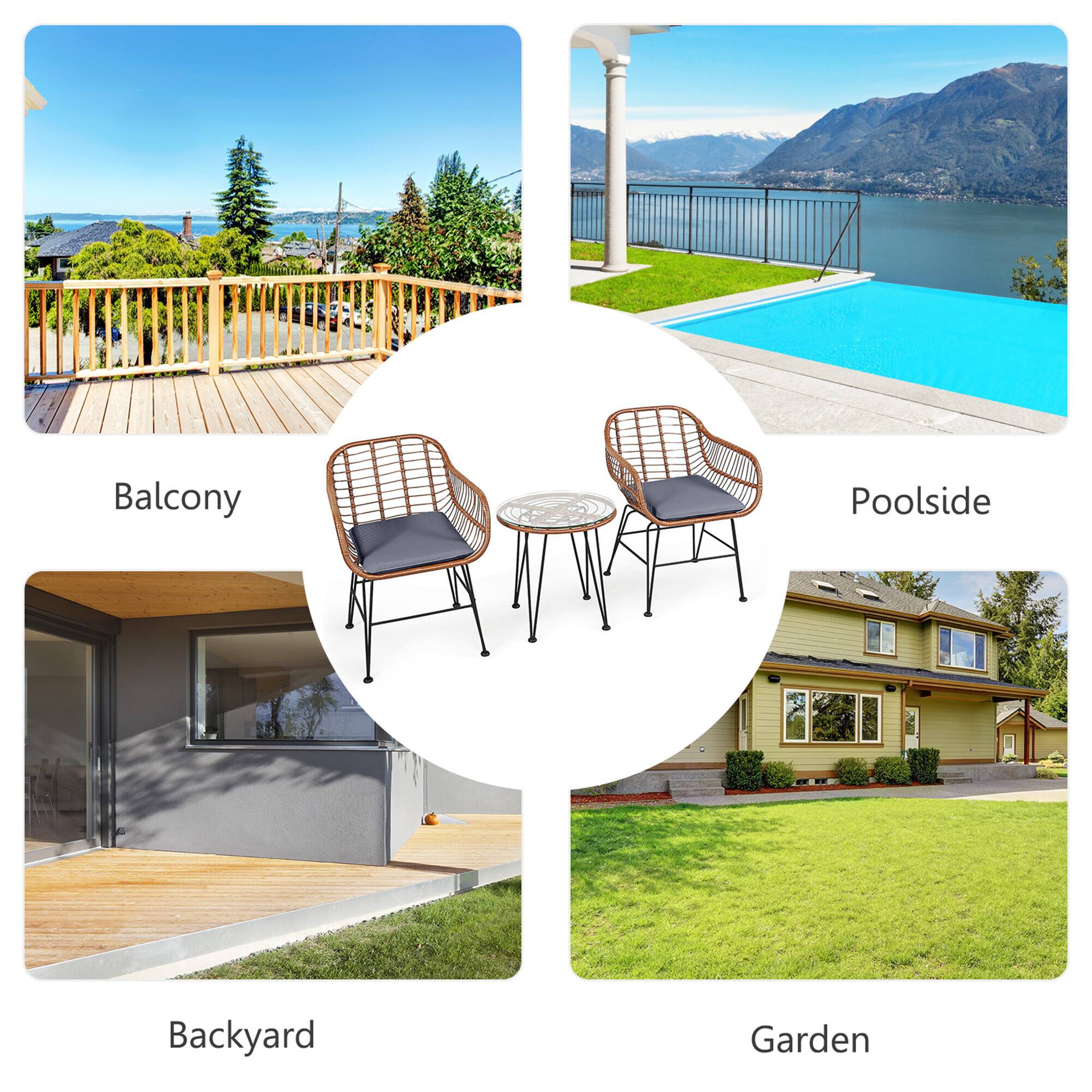 Balcony, Poolside, Backyard, Garden