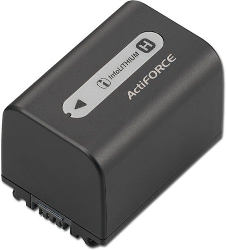 Angle Standard. Sony - InfoLithium Hybrid High-Capacity Lithium-Ion Battery for Select Sony Camcorders.