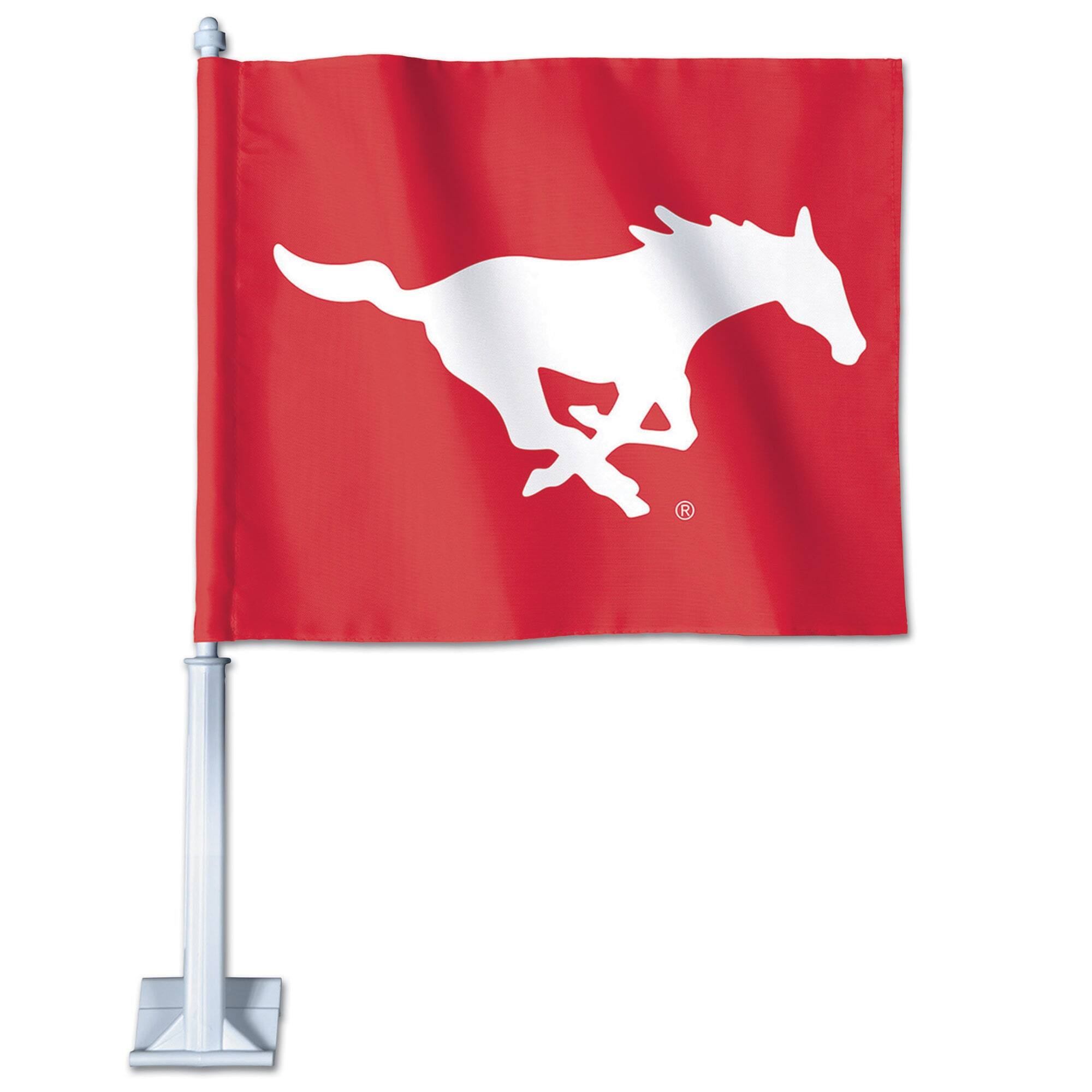 WinCraft - SMU Mustangs Double-Sided Car Flag - Multicolor