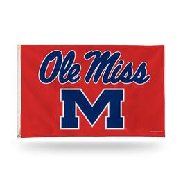 Rico Industries - Mississippi Ole Miss Rebels 3X5 Indoor Outdoor Banner Flag with grommets - Multi