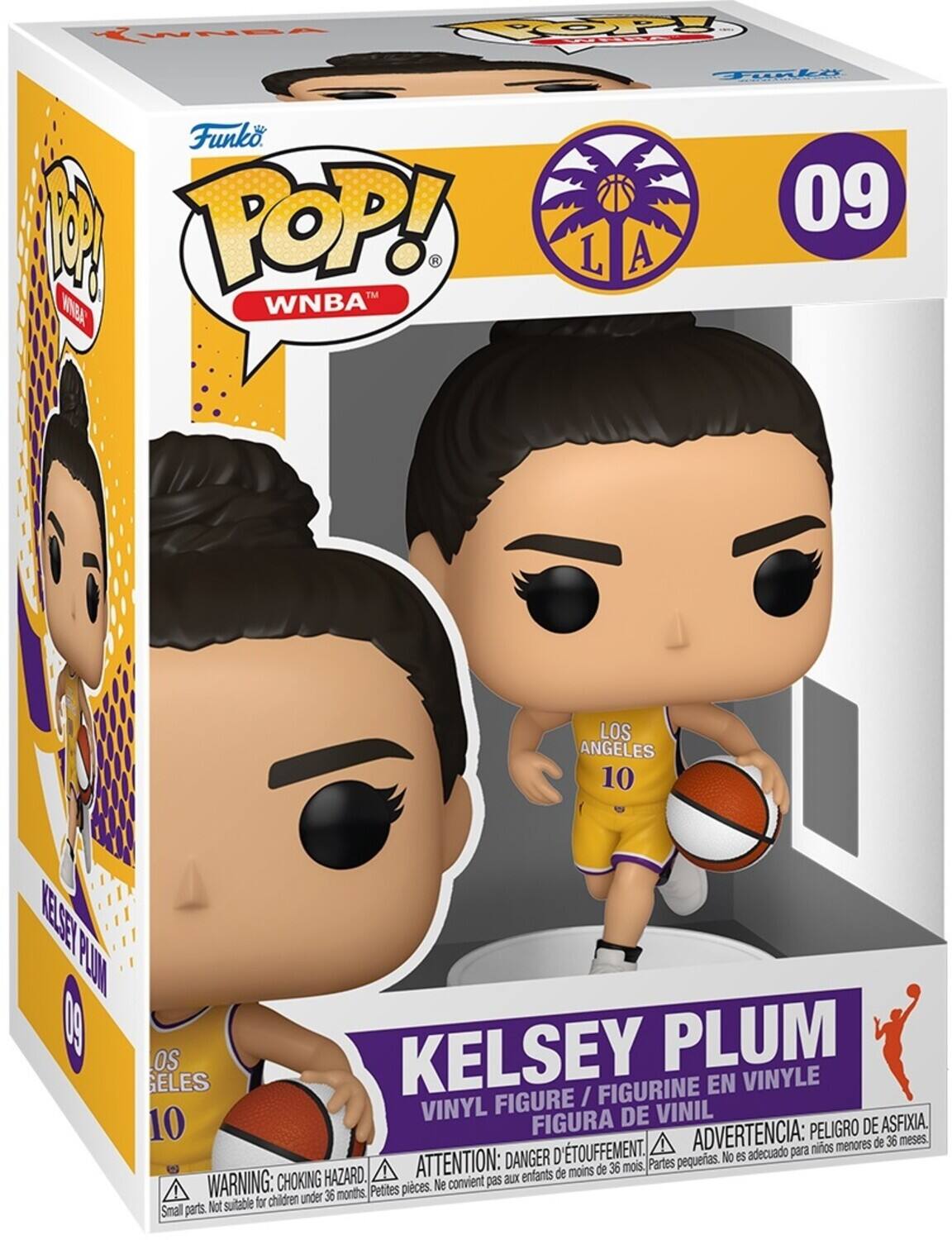 TwoS POP! Funko A POP!™ WNBA WNBA L A 09 LOS ANGELES 10 KELSEY PLUM FIGURINE EN VINYLE FIGURE / VINYL FIGURA DE VINIL 10 PELIGRO DE ASFIXIA TOUFFEMENT. ADVERTENCIA: para niños menores de 36 meses. DANGER D'asphyxie. No es adecuado HAZARD. ATTENTION: aux enfants de moins de 36 mois. Partes WARNING: CHOKING Petites pièces. e convient pas for children under 36 months Small parts. Not suitable.