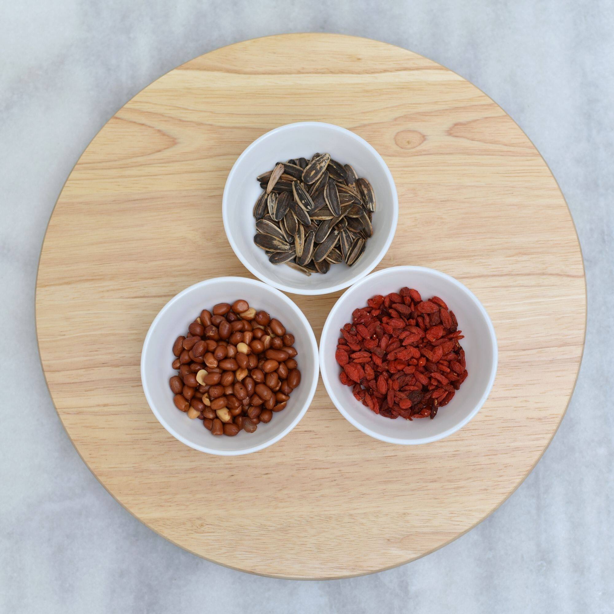 Alt View 5. PJ Wood - PJ Wood Round Natural Wooden Lazy Susan Organizer Kitchen Cabinet Turntable Tray - Natural.
