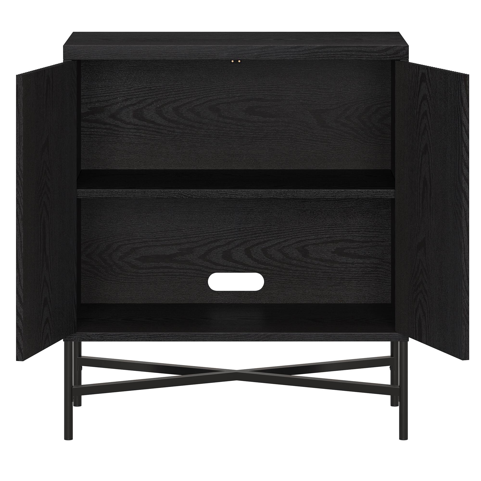 Alt View 16. Camden&Wells - Brighton Accent Cabinet - Black Grain.