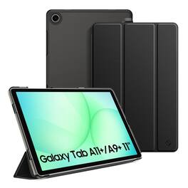 Kitcheniva - Synthetic Leather Hard Case For Samsung Galaxy Tab A11 Plus 11 Inch 2025 - Black