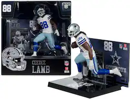 McFarlane Toys - McFarlane SportsPicks - NFL - Ceedee Lamb (Dallas Cowboys) 7" Posed Figure - COLLECTIBLES - Multicolor